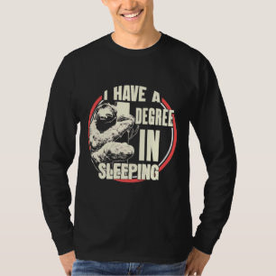 T-shirt J'Ai Un Diplôme En Parfums De Sommeil Qui Éblouiss