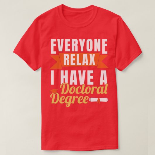 T-shirt J'Ai Un Doctorat (Design devant)