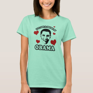 T-shirt J'ai un écrasement sur Obama