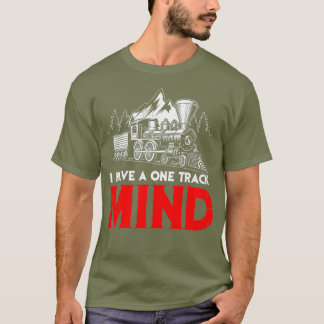 T-shirt J'ai un esprit à une piste Cadeaux pour un train R
