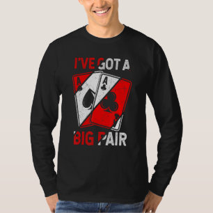 T-shirt J'ai un gros jeu de joueurs de poker de paire
