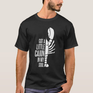 T-shirt J'Ai Un Petit Cajun Dans Mon Âme Louisiane Crawfis