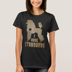 T-shirt J'Ai Un Propriétaire De Poodle Humour Animaux De C