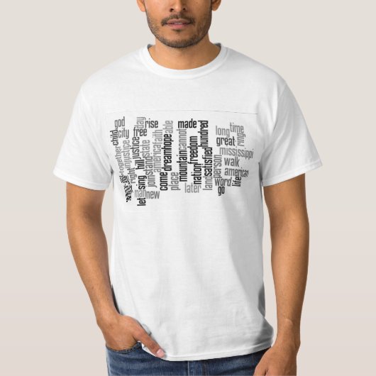 T-shirt J'ai un rêve MLK (Devant)