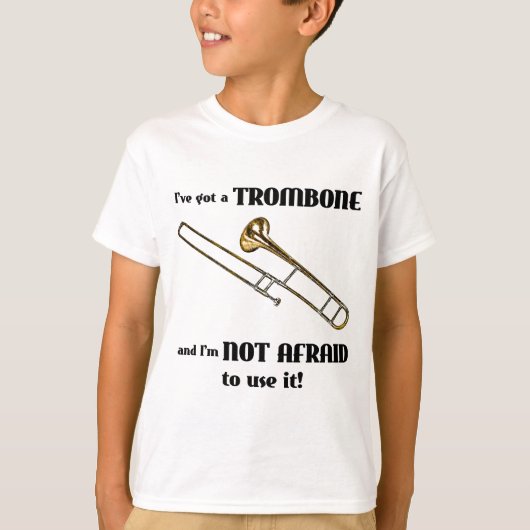 T-shirt J'ai un trombone (Devant)