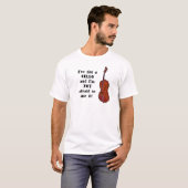 T-shirt J'ai un violoncelle (Devant entier)