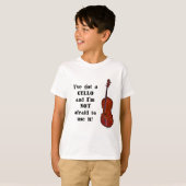 T-shirt J'ai un violoncelle (Devant entier)