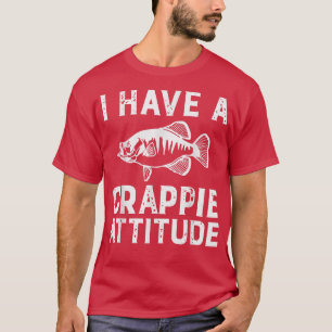 T-shirt J'ai une attitude merdique Funny Fishing