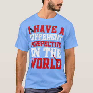 T-shirt J'ai une autre perspective sur le monde Braill