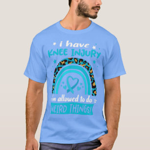 T-shirt J'ai une blessure au genou je suis autorisé à fair
