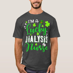 T-shirt J'ai une chance Dialyse infirmière Shamrock Top Ha