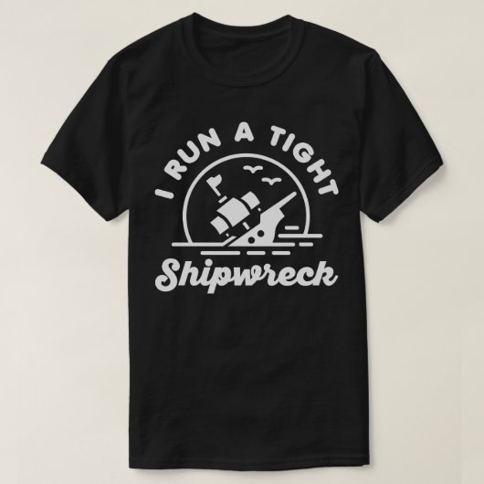 T-shirt J'Ai Une Épave Serrée. (Design devant)