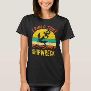 T-shirt J'Ai Une Épave Serrée De Vente Vintage De Style Na
