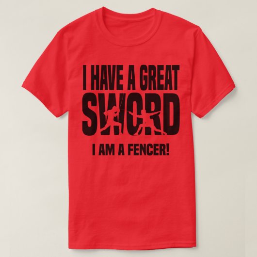 T-shirt J'ai une grande épée (Design devant)