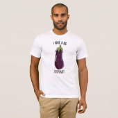 T-shirt J'Ai Une Grosse Aiguille - Drôle Eggplant De Rude (Devant entier)