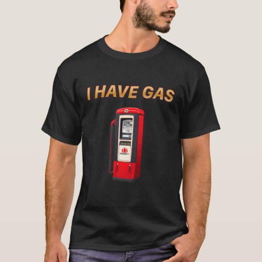 T-shirt J'Ai Une Pompe À Gaz Rapide X (Devant)