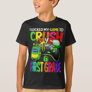 T-shirt J'Ai Verrouillé Mon Jeu Pour Écraser La Première A