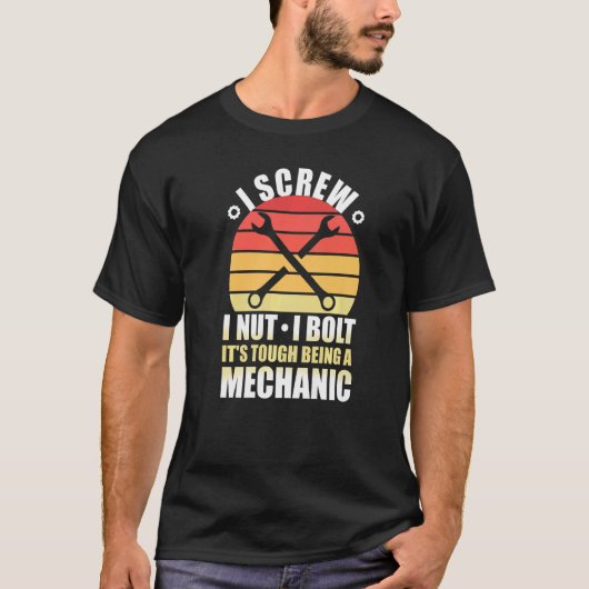 T-shirt J'Ai Vis I Nut I Bolt Outil de réparation mécaniqu (Devant)