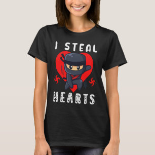 T-shirt J'ai volé Coeurs Ninja Gares Valentines Enfants du