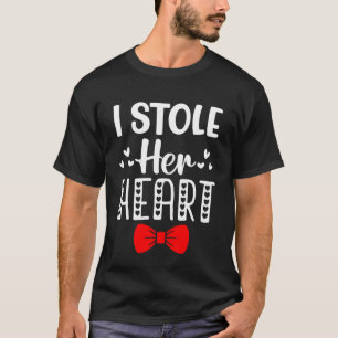 T-shirt J'Ai Volé Son Coeur Couple Correspondant Valentine