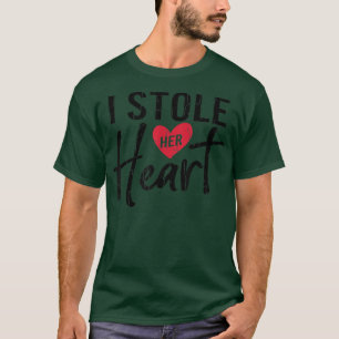 T-shirt J'ai volé son coeur drôle de chambre Mariage de ma