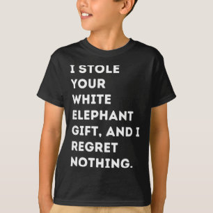 T-shirt J'ai volé votre cadeau drôle de fête d'éléphant bl