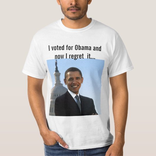 T-shirt J'ai voté pour Obama (Devant)