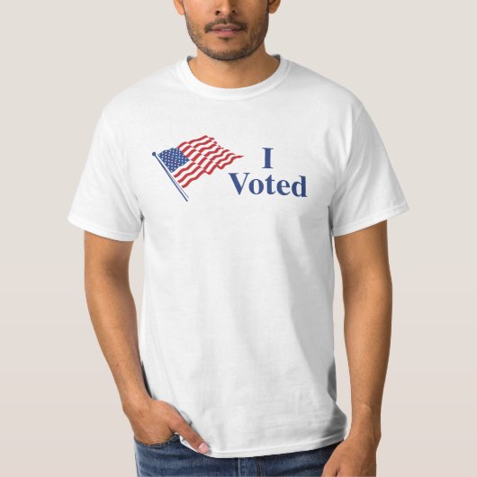 T-shirt J'ai voté Sticker Tee (Devant)