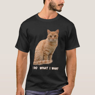 T-shirt J'Ai Voulu Orange Tabby Cat