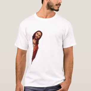T-shirt J'ai vu ça, Jésus regardant, J'ai vu ça Jésus Mème