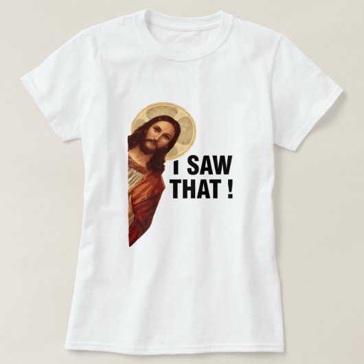 T-shirt J'Ai Vu Jésus Christ (Design devant)
