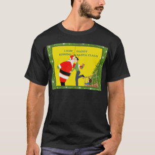 T-shirt J'ai vu Noël de baiser d'homosexuel du père noël