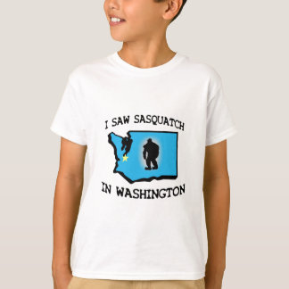 T-shirt J'ai vu Sasquatch à Washington