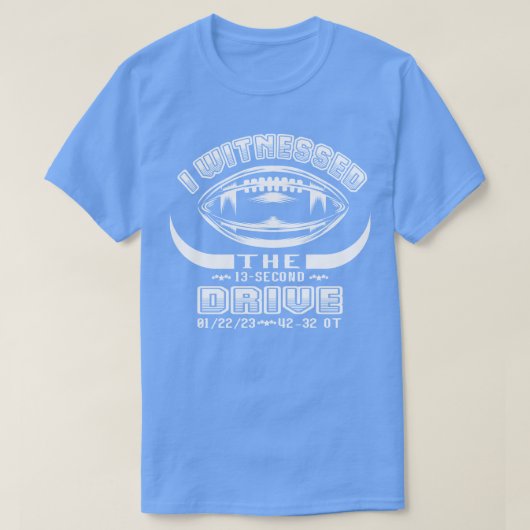 T-shirt J'ai vu un lecteur de 13secondes croire 13 seconde (Design devant)