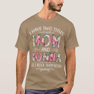 T-shirt J'ai Woitles Maman et Nonna ami drôle