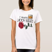 T-shirt J'Ai Zaddy Problèmes Hauning Adeline Little Mouse (Devant)