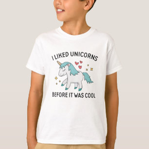 T-shirt J'Aimais Les Unicornes