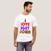 T-shirt j'aime 2 descendre et sale (Devant entier)