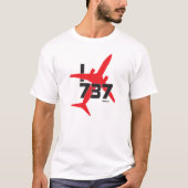 T-SHIRT J'AIME 737 (Devant)