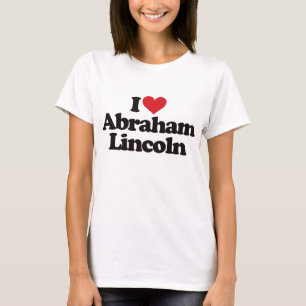 T-shirt J'aime Abraham Lincoln