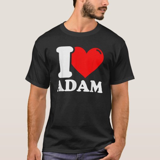T-shirt J'aime Adam (Devant)