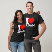 T-shirt J'aime Adam (Unisexe)