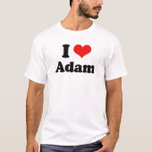 T-shirt J'aime Adam (Devant)