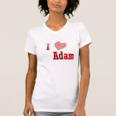 T-shirt J'aime Adam (Devant)