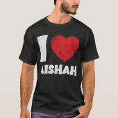 T-shirt J'aime Aishah (Devant)