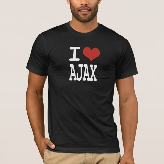 T-shirt J'aime Ajax (Devant)