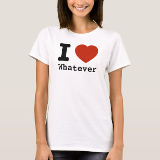 T-shirt j'aime "ajoute votre texte "