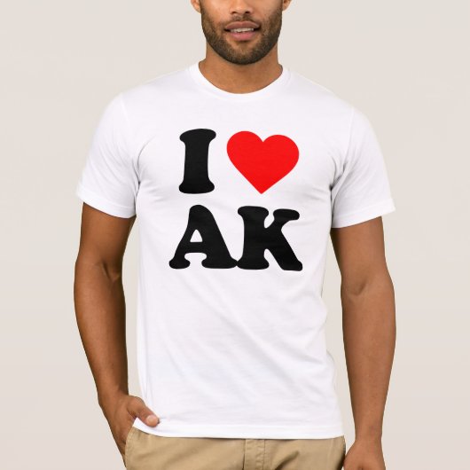 T-SHIRT J'AIME AK (Devant)