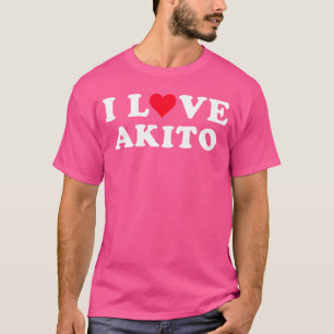T-shirt J'aime Akito Matching petite amie petit ami Akito