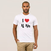 T-shirt J'aime Al Ain (Devant entier)